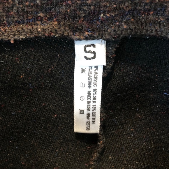 Brown Wool Blend Leggings - XS - Picture 9 of 12